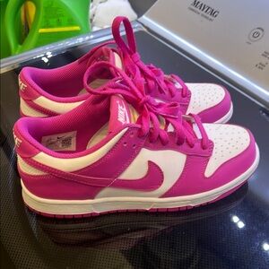 Nike Dunk Low in Pink and White